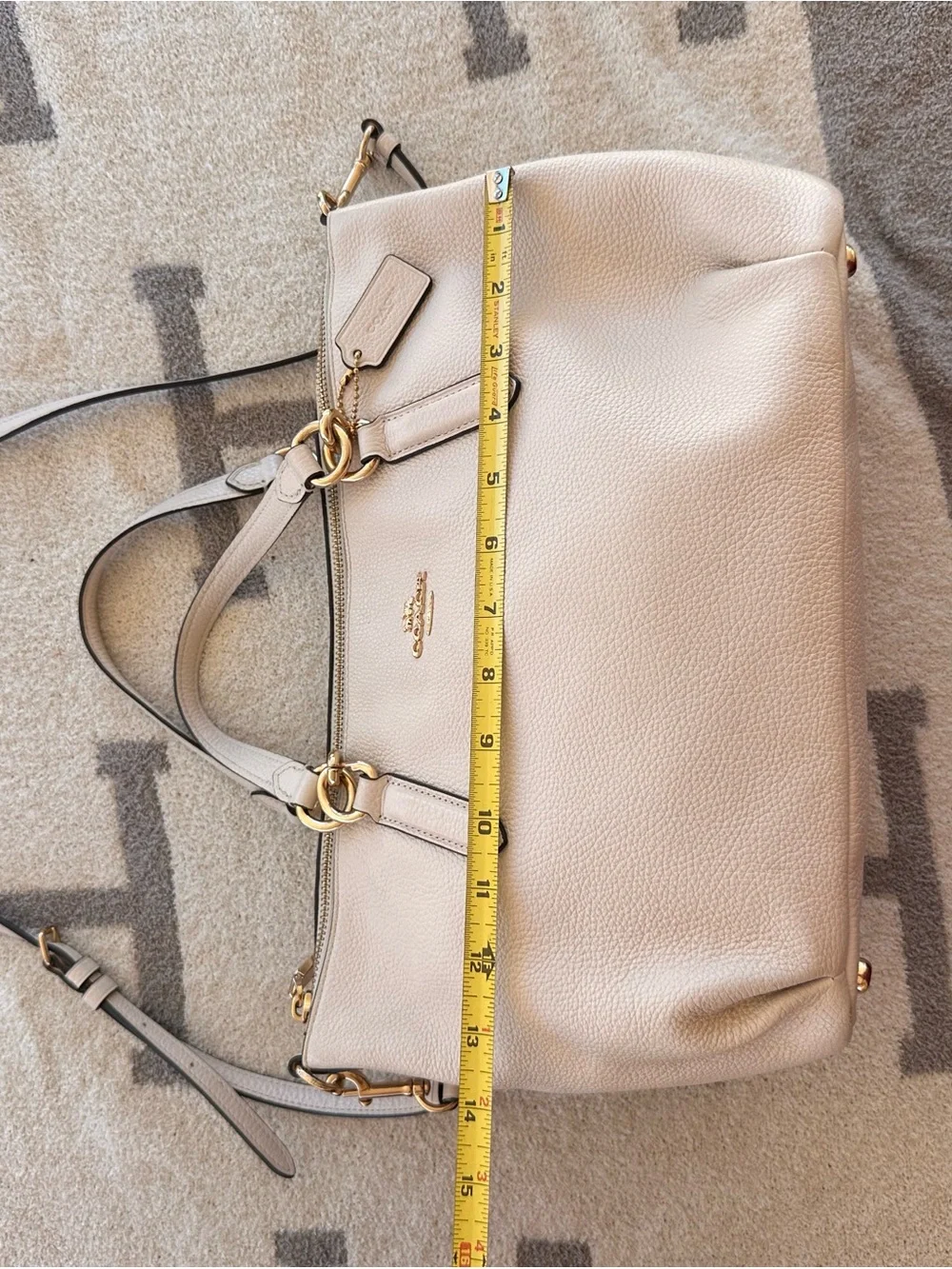 Cream Coach Ally Satchel